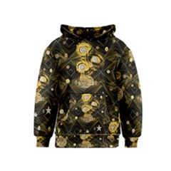 Decorative Icons Original Gold And Diamonds Creative Design By Kiekie Strickland Kids  Pullover Hoodie by flipstylezfashionsLLC