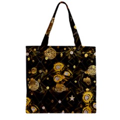 Decorative Icons Original Gold And Diamonds Creative Design By Kiekie Strickland Zipper Grocery Tote Bag by flipstylezfashionsLLC