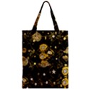 Decorative icons original gold and diamonds creative design by kiekie strickland Zipper Classic Tote Bag View1