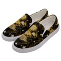 Decorative icons original gold and diamonds creative design by kiekie strickland Men s Canvas Slip Ons View2