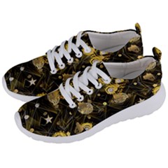 Decorative Icons Original Gold And Diamonds Creative Design By Kiekie Strickland Men s Lightweight Sports Shoes