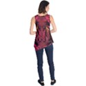 Gorgeous burgundy Native watercolors by kiekie strickland Sleeveless Tunic View2