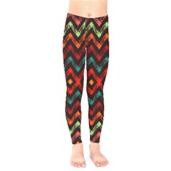 Seamless Native Zigzags By Flipstylez Designs Kids  Legging by flipstylezfashionsLLC