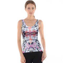 Elegant Japanese Inspired Floral Pattern  Tank Top by flipstylezfashionsLLC