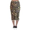 Cluster of tiny gold hearts seamless Vector design by FlipStylez Designs Midi Pencil Skirt View2