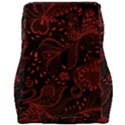 Seamless Dark Burgundy Red seamless tiny florals Car Seat Velour Cushion  View2