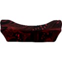 Seamless Dark Burgundy Red seamless tiny florals Car Seat Velour Cushion  View3