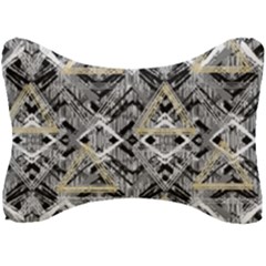 Retro Black And White Gold Design By Kiekiestrickland Seat Head Rest Cushion