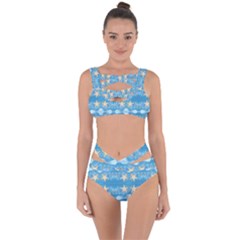 Adorably Cute Beach Party Starfish Design Bandaged Up Bikini Set  by flipstylezfashionsLLC