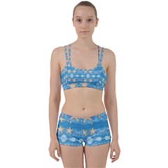 Adorably Cute Beach Party Starfish Design Women s Sports Set by flipstylezfashionsLLC