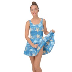 Adorably Cute Beach Party Starfish Design Inside Out Casual Dress by flipstylezfashionsLLC