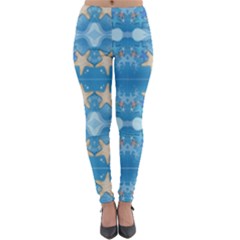 Adorably Cute Beach Party Starfish Design Lightweight Velour Leggings by flipstylezfashionsLLC