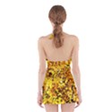 Birch Tree Yellow Leaves Halter Dress Swimsuit  View2