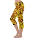 Birch Tree Yellow Leaves Capri Yoga Leggings View2