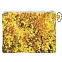 Birch Tree Yellow Leaves Canvas Cosmetic Bag (XXL) View2