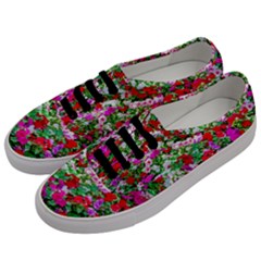 Colorful Petunia Flowers Men s Classic Low Top Sneakers by FunnyCow