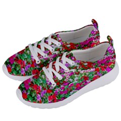 Colorful Petunia Flowers Women s Lightweight Sports Shoes by FunnyCow