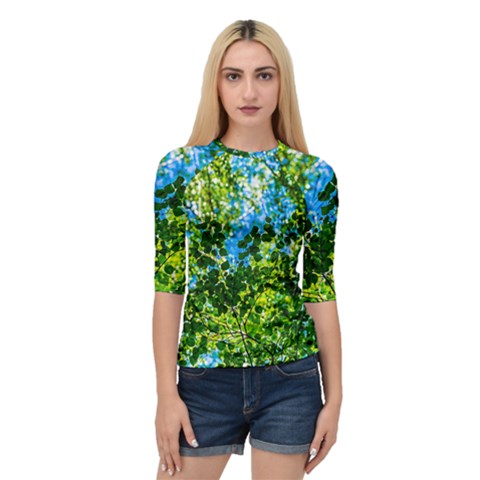 Forest   Strain Towards The Light Quarter Sleeve Raglan Tee by FunnyCow