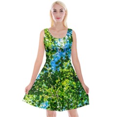 Forest   Strain Towards The Light Reversible Velvet Sleeveless Dress by FunnyCow