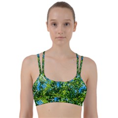 Forest   Strain Towards The Light Line Them Up Sports Bra by FunnyCow