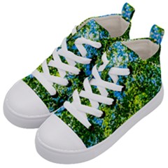 Forest   Strain Towards The Light Kid s Mid-top Canvas Sneakers by FunnyCow