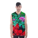 Bleeding Heart Flowers Men s Basketball Tank Top View1