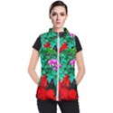 Bleeding Heart Flowers Women s Puffer Vest View1