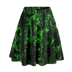 Emerald Forest High Waist Skirt by FunnyCow