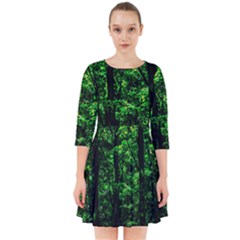 Emerald Forest Smock Dress by FunnyCow