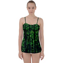 Emerald Forest Babydoll Tankini Set by FunnyCow