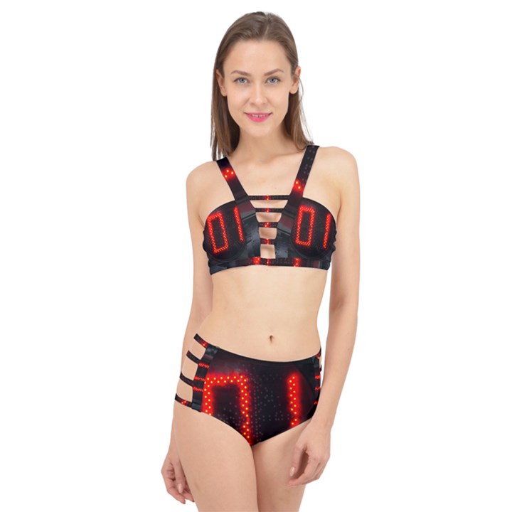 The Time Is Now Cage Up Bikini Set