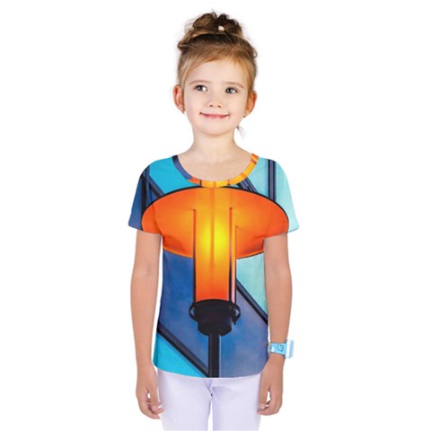 Orange Light Kids  One Piece Tee by FunnyCow