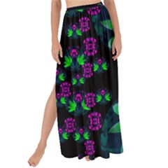 Fantasy Flowers In Moonlight Serenades Maxi Chiffon Tie-up Sarong by pepitasart