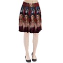 Beautiful Fantasy Women With Floral Elements Pleated Skirt View1