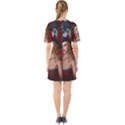 Beautiful Fantasy Women With Floral Elements Sixties Short Sleeve Mini Dress View2