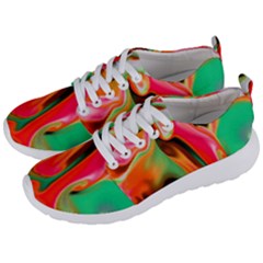 Catch The Waves Smoky Red Orange Haze  Men s Lightweight Sports Shoes by flipstylezfashionsLLC