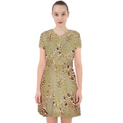 Pattern Abstract Art Adorable In Chiffon Dress