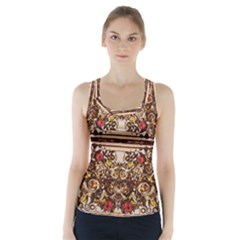 Roses Floral Wallpaper Flower Racer Back Sports Top