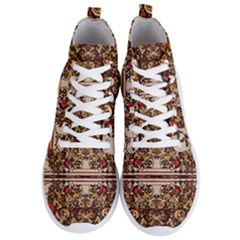 Roses Floral Wallpaper Flower Men s Lightweight High Top Sneakers