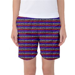 French Revolution Typographic Pattern Design 2 Women s Basketball Shorts by dflcprints