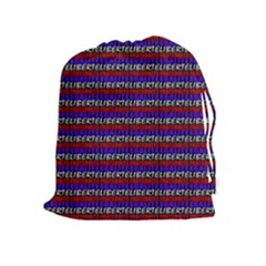 French Revolution Typographic Pattern Design 2 Drawstring Pouches (extra Large) by dflcprints