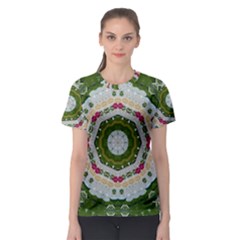 Fantasy Jasmine Paradise Love Mandala Women s Sport Mesh Tee