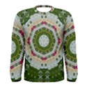 Fantasy Jasmine Paradise Love Mandala Men s Long Sleeve Tee View1