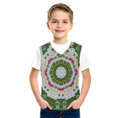 Fantasy Jasmine Paradise Love Mandala Kids  Sportswear by pepitasart