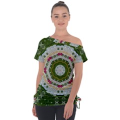 Fantasy Jasmine Paradise Love Mandala Tie-up Tee