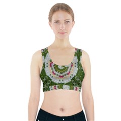 Fantasy Jasmine Paradise Love Mandala Sports Bra With Pocket by pepitasart