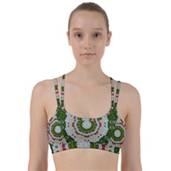 Fantasy Jasmine Paradise Love Mandala Line Them Up Sports Bra by pepitasart