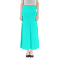 Aqua Full Length Maxi Skirt by 1dsignmovesu