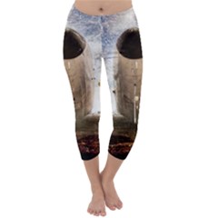 Legend Of The Sky Capri Winter Leggings  by FunnyCow