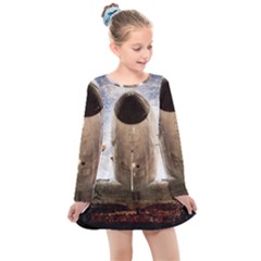 Legend Of The Sky Kids  Long Sleeve Dress